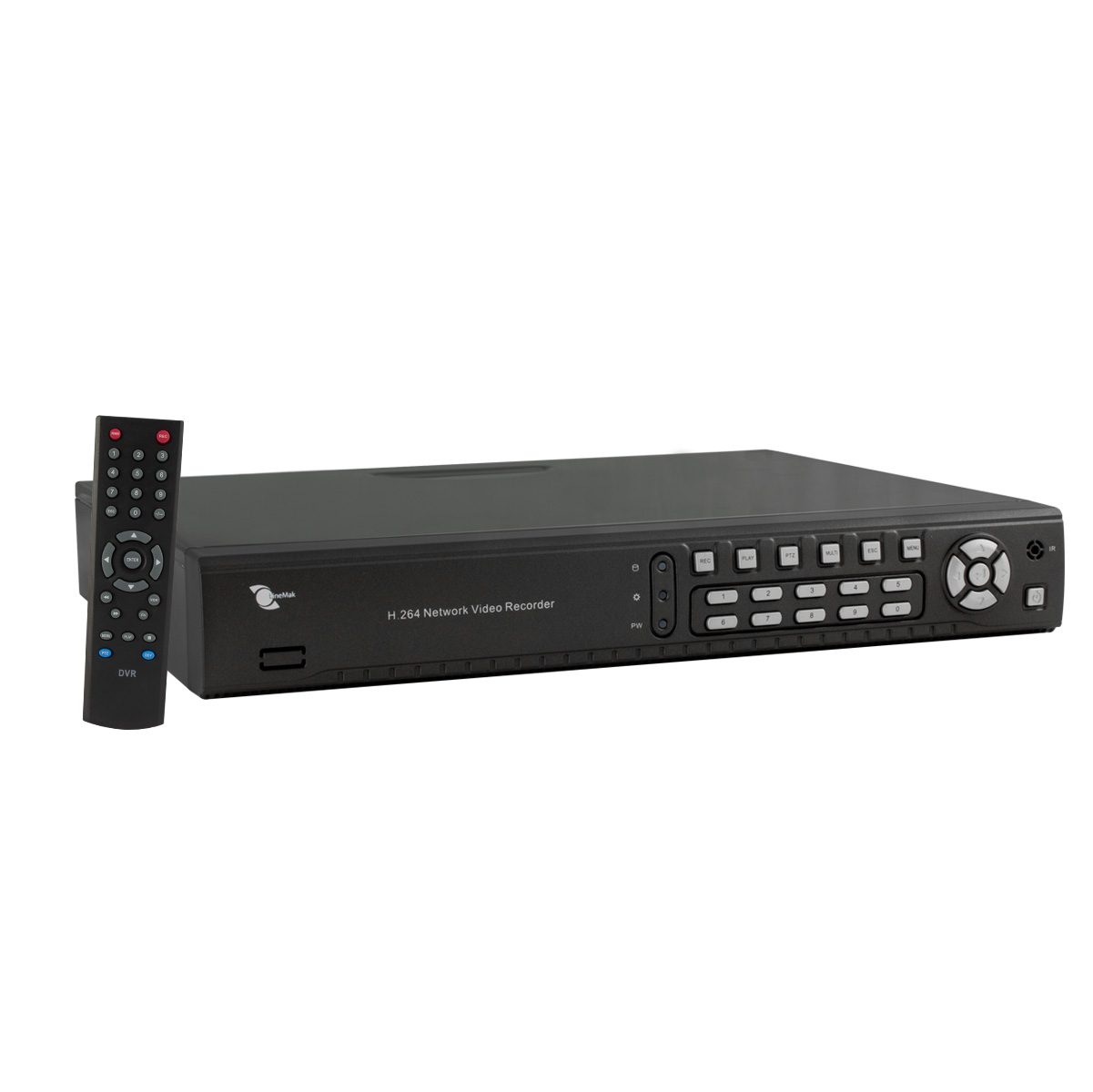8Ch NVR, H264, VGA/HDMI outputs, Pentaplex function, ONVIF/RTSP